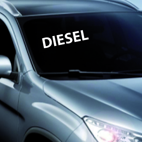 stickers chiffre digital diesel blanc principal